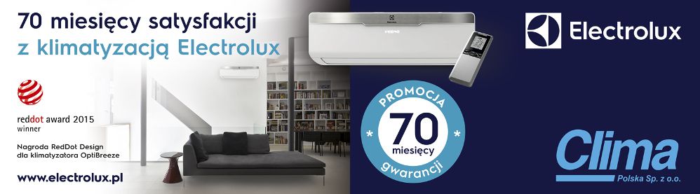 Promocja klimatyzatory Electrolux