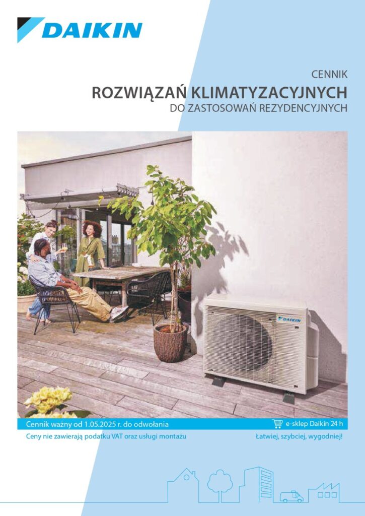 cennik klimatyzatorów daikin