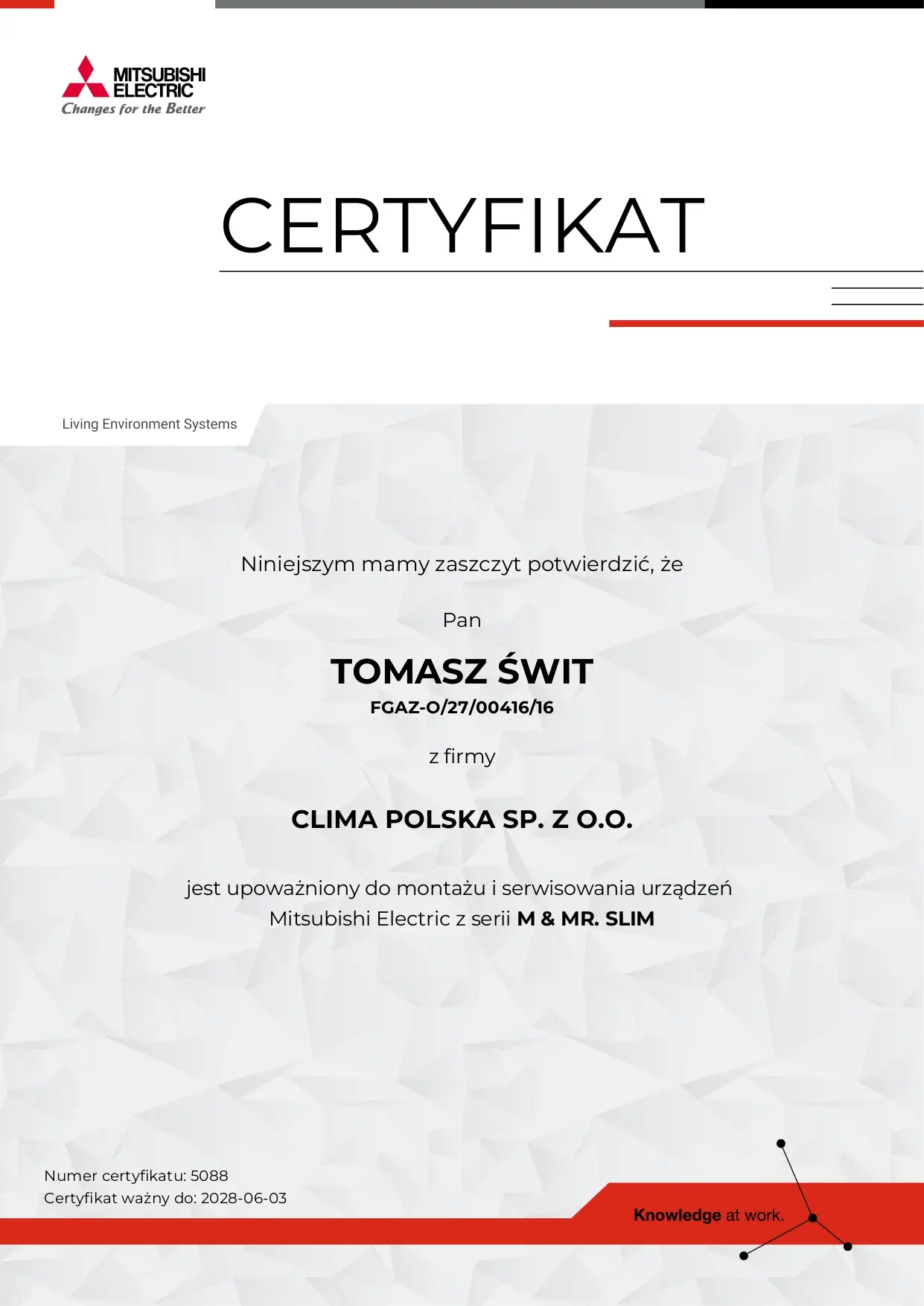 certyfikat-mitsubishi-tomasz-swit Certyfikat Mitsubishi Tomasz Świt